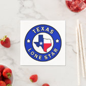 Serviette En Papier Texas Lone Star (En situation)