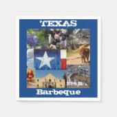 Serviette En Papier Texas Photo Mosaic (Devant)