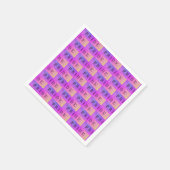 Serviette En Papier Texte de fierté pastel (Coin)