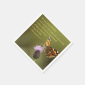 Serviette En Papier Texte de la Bible 2 Chroniques 16:9 (Coin)