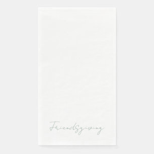 Serviette En Papier Texte de l'aile blanche