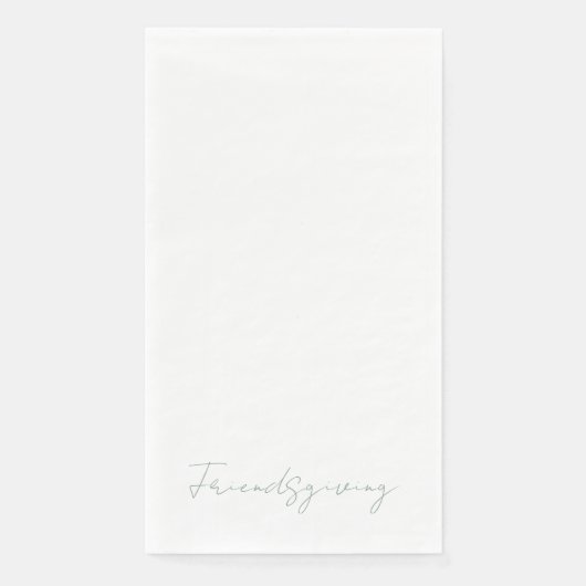 Serviette En Papier Texte de l'aile blanche (Devant)