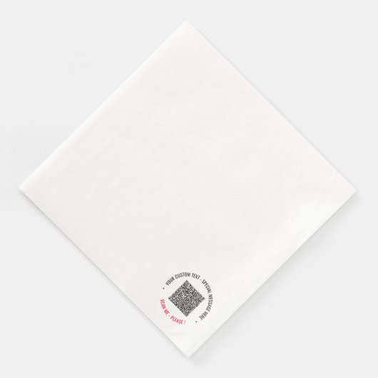 Serviette En Papier Texte d'information et couleurs de numérisation de (Coin)