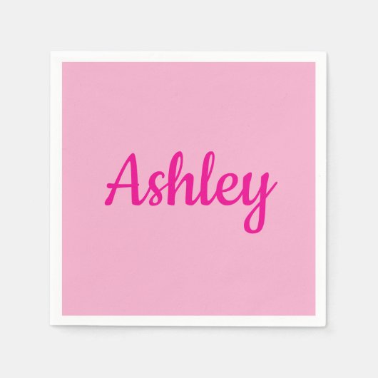 Serviette En Papier Texte personnalisable cool (Devant)