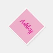 Serviette En Papier Texte personnalisable cool (Coin)