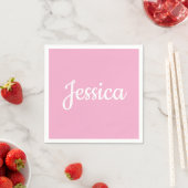 Serviette En Papier Texte personnalisable cool (En situation)