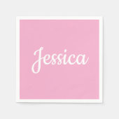 Serviette En Papier Texte personnalisable cool (Devant)