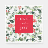 Serviette En Papier Texte personnalisé Papier de vacances Napkin (Devant)