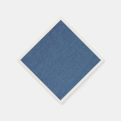 Serviette En Papier Textile fabric bleu fashion jean denim (Coin)