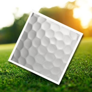 Serviette En Papier Texture de balle de golf blanche gaufree