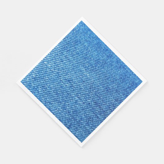 Serviette En Papier Texture de Denim bleu (Coin)