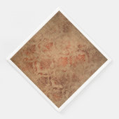 Serviette En Papier Texture des Damas vieilles (Coin)