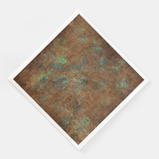 Serviette En Papier Texture des Damas vieilles (Coin)