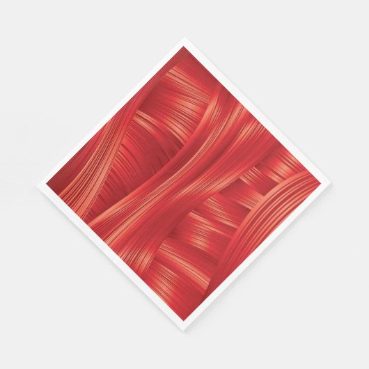 Serviette En Papier Texture dynamique des muscles rouges Abstraite (Coin)