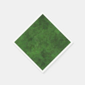 Serviette En Papier Texture en cuir vert personnalisé (Coin)