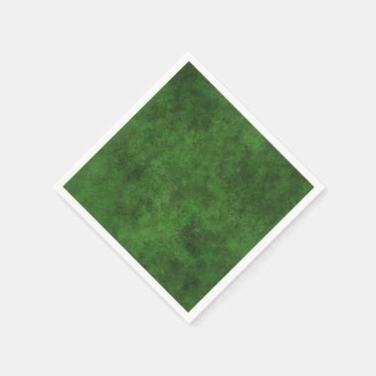 Serviette En Papier Texture en cuir vert personnalisé (Coin)