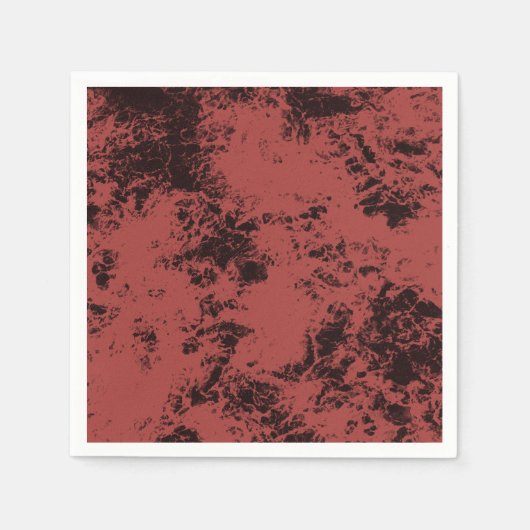 Serviette En Papier Texture en marbre rouge en terre cuite (Devant)