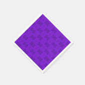 Serviette En Papier Texture géométrique violet vif. (Coin)