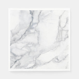 Serviette En Papier texture Marbre blanc