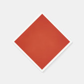 Serviette En Papier Texture moderne de grain rouge chaud (Coin)