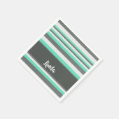 Serviette En Papier Textured stripes pattern (Coin)