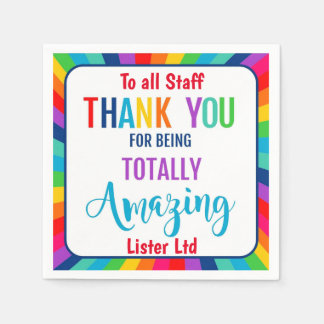 Serviette En Papier Thank you for little totally awesome