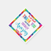 Serviette En Papier Thank you for little totally awesome (Coin)