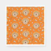 Serviette En Papier Thankesgiving Fall Turkey (Devant)
