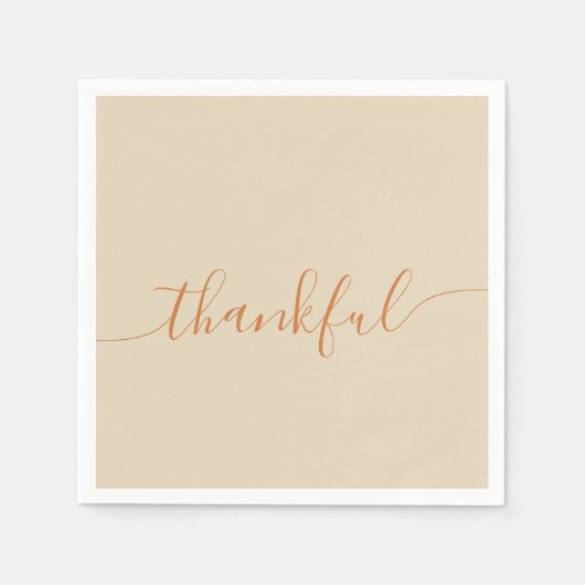 Serviette En Papier Thanksgiving (Devant)