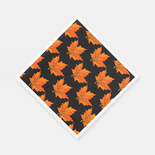 Serviette En Papier Thanksgiving Autumn Leçons Papier Naples (Coin)