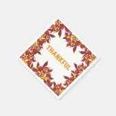 Serviette En Papier Thanksgiving Cocktail Napkins