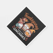 Serviette En Papier Thanksgiving Gnome Fall Leopard Turkey Essentiel T (Coin)