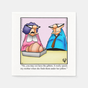 Serviette En Papier Thanksgiving Humour Cocktail Party Napkins