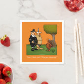Serviette En Papier Thanksgiving Humour Papier Cocktail Serviettes (En situation)