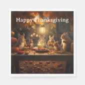 Serviette En Papier Thanksgiving Kids 16 Papier (Devant)
