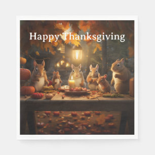 Serviette En Papier Thanksgiving Kids 16 Papier