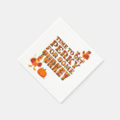 Serviette En Papier Thanksgiving PERKY POUR TURKEY Plaid (Coin)