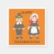 Thanksgiving Pilgrim Garçon Et Fille