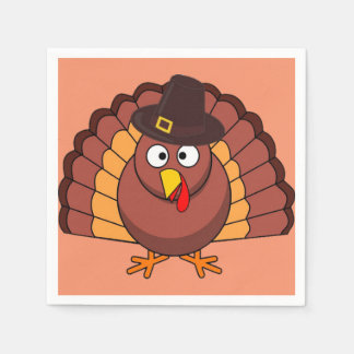 Serviette En Papier Thanksgiving Turquie
