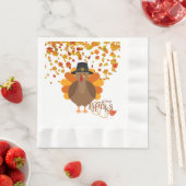 Serviette En Papier Thanksgiving Turquie Papier Napkins / Déjeuner (En situation)