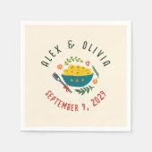 Serviette En Papier That's Amore Italian Food CUSTOM Wedding  (Devant)