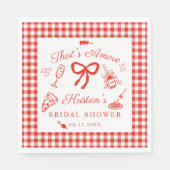 Serviette En Papier That's Amore Italian Pizza Bridal Shower (Devant)