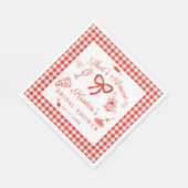 Serviette En Papier That's Amore Italian Pizza Bridal Shower (Coin)