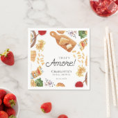 Serviette En Papier That's Amore Italian Script Bridal Shower (En situation)