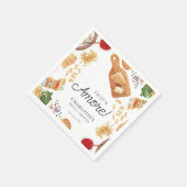 Serviette En Papier That's Amore Italian Script Bridal Shower (Coin)