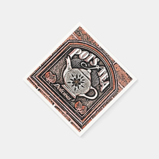 SERVIETTE EN PAPIER THÉ (Coin)