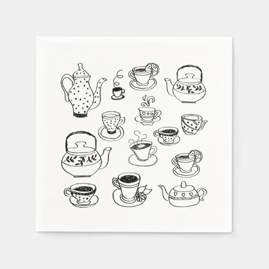 Serviette En Papier Thé (Devant)