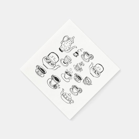 Serviette En Papier Thé (Coin)