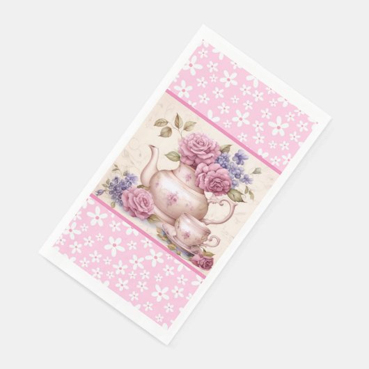 Serviette En Papier Thé Avec Moi (Coin)