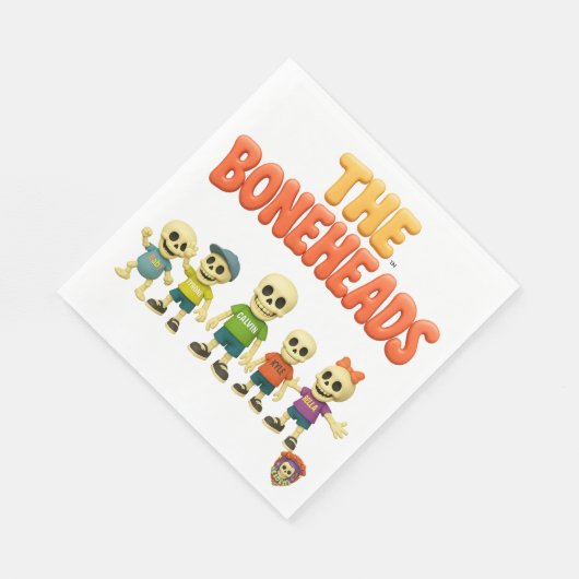 Serviette En Papier The Boneheads™ Bones Academy™ (Coin)